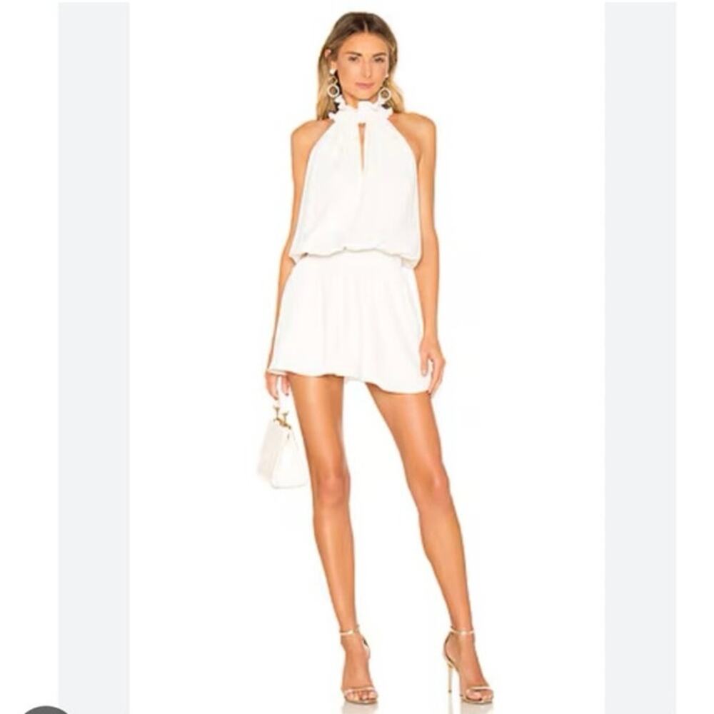 Amanda Uprichard White Mini Dress